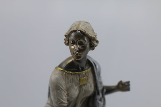 Statue of Prestige Woman Cesar years Art Deco Myths and Legends Greek