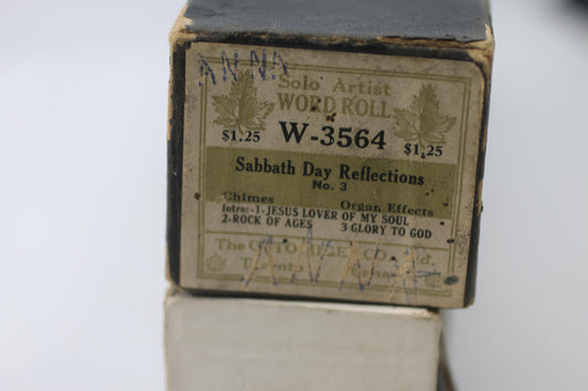 Vocalstyle Song Roll 12777 Anna Qu’est-Ce Que T’Attends? 1911 w Box