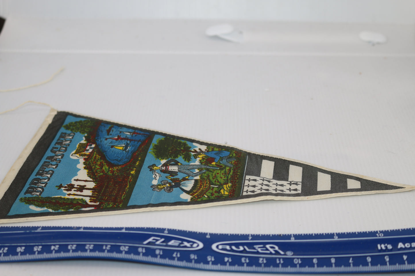 Vintage Souvenir Felt Pennant Bretagne Grande-Bretagne