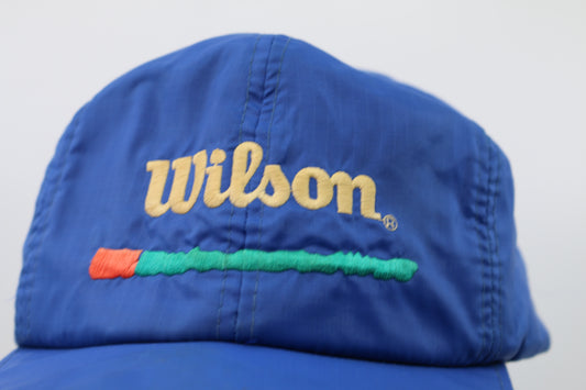 vintage Wilson hat Cap nylon VTG rare USA Wilson Trucker Snapback