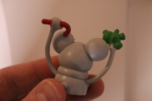 Vintage Russ Christmas Jiggler Finger Puppets Mouse toy rare