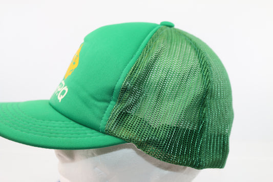 Vintage A.P.P.Q. Québec Trucker Hat Canada rare Green Cap