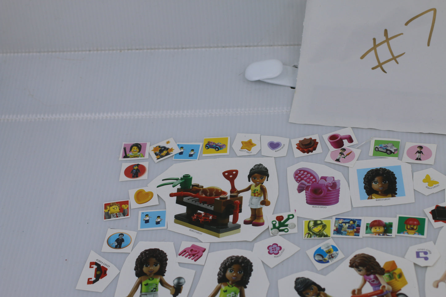 Huge lot of Lego Friends stickers cute Girlz decals collectible #7