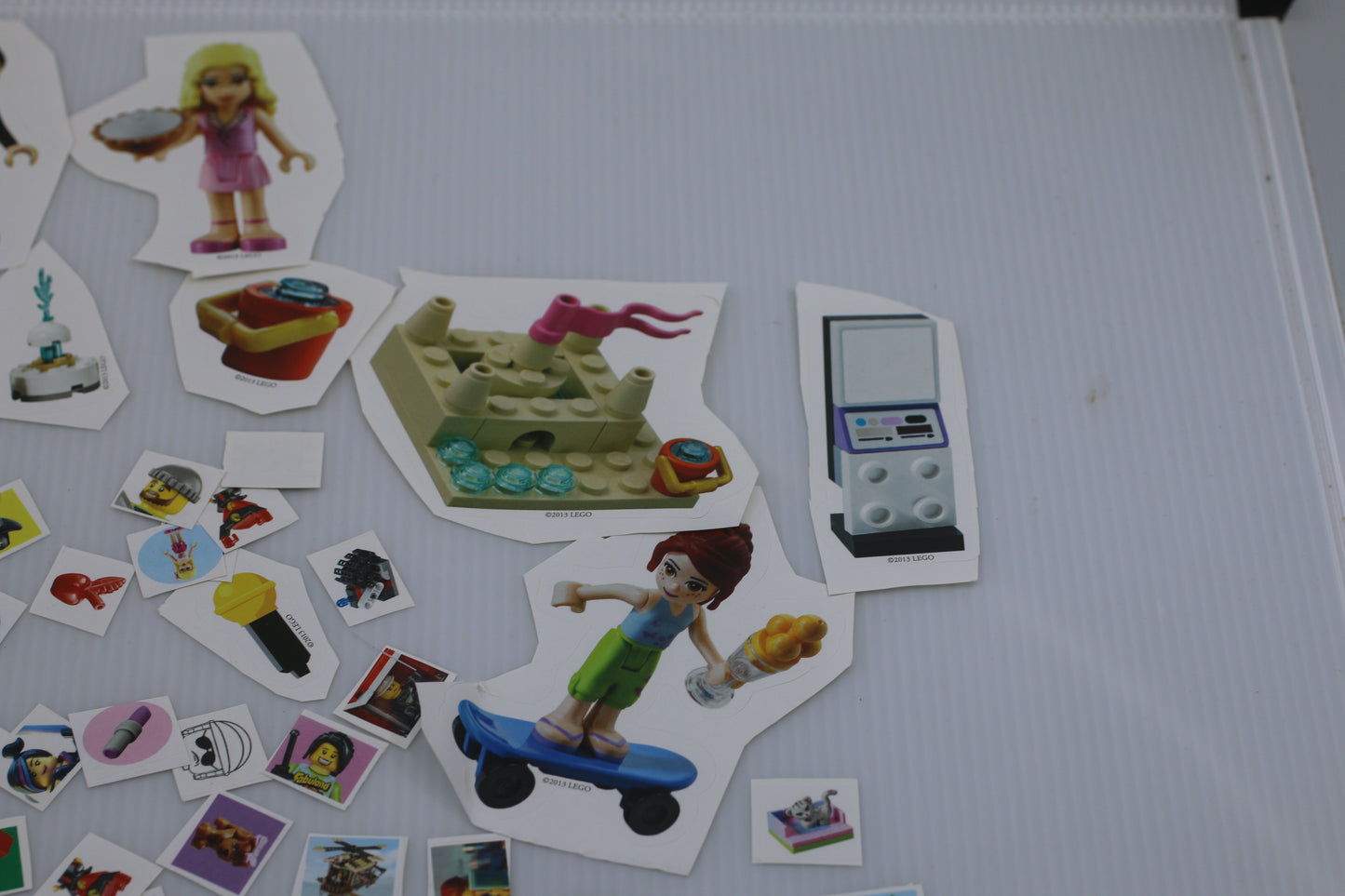 Huge lot of Lego Friends stickers cute Girlz decals collectible #9