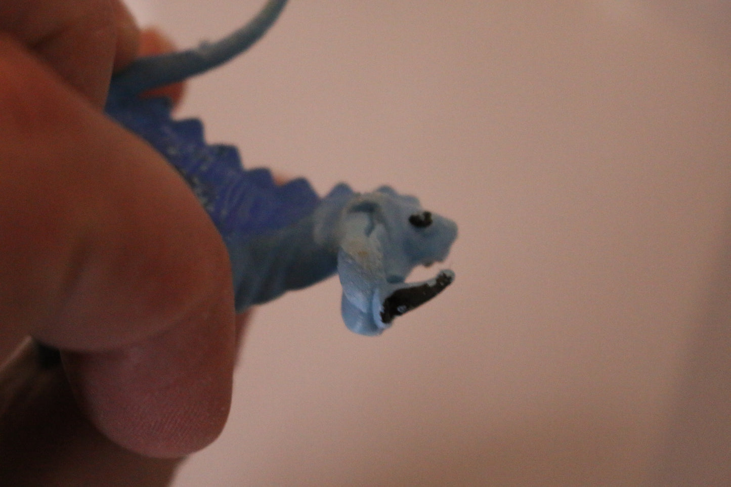 vintage 2.75” randtoy? chinasaur dinosaur fantasy Blue D&D figure