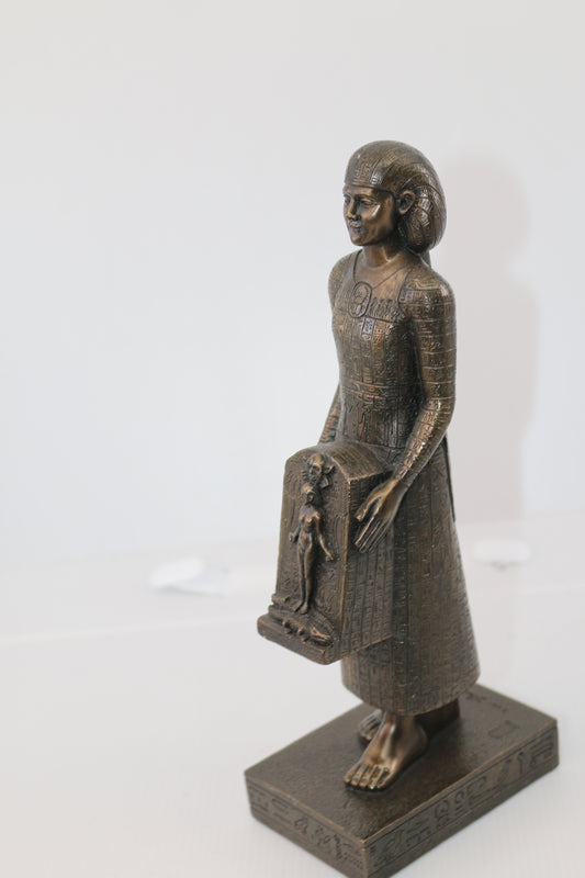 Vintage healing statue ancient egyptian zemeno figurine