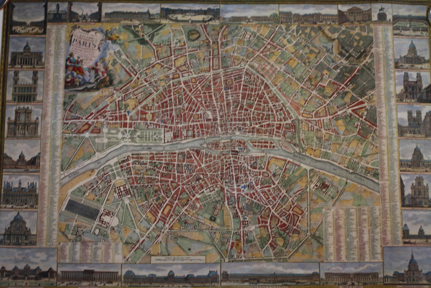 GEO Map – Révolution Française” Antique-Style Print (1979 Reproduction)