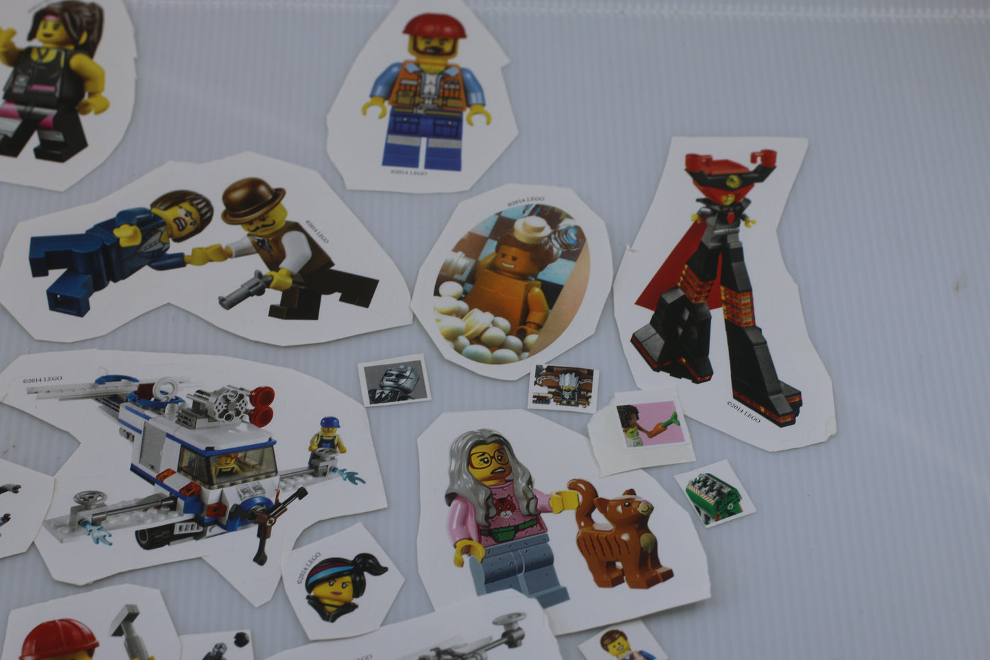 Huge lot of Lego MOVIE stickers cute Girlz decals collectible #16A
