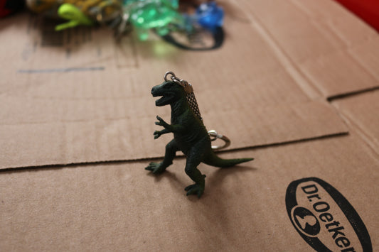 Vintage chinasaur Tyrannosaurus Rex Plastic Dinosaur Key Chain