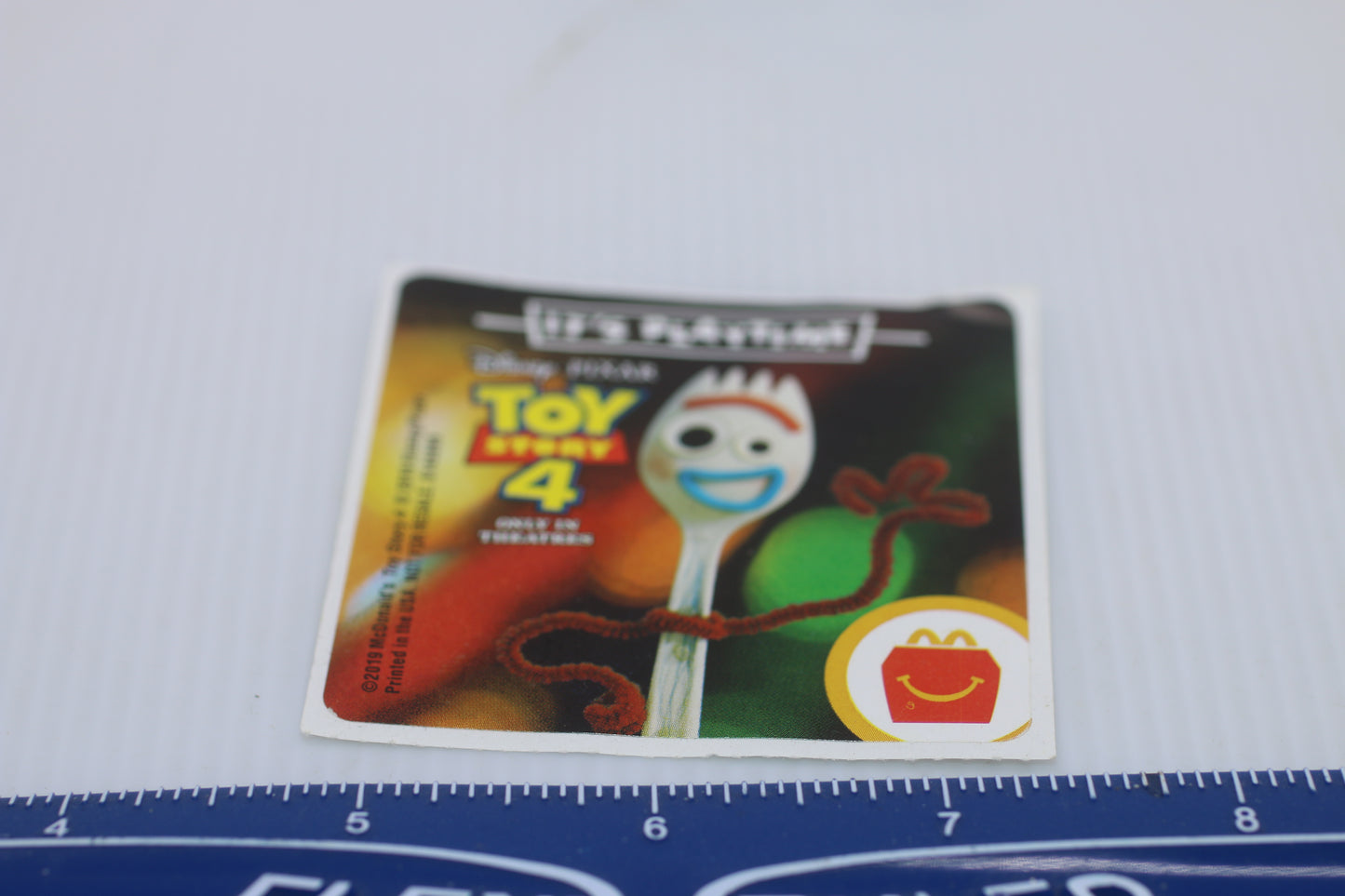 Sticker decal Disney toys story 4 Movie Mc donald's Little spoon