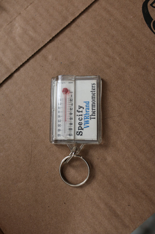 specify VWR brand thermometers key-ring key-chain