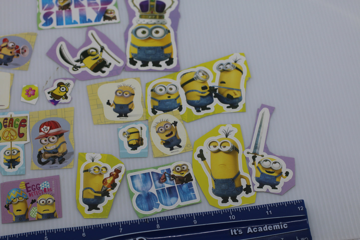 Huge lot of minions stickers cute Girlz decals collectible #24