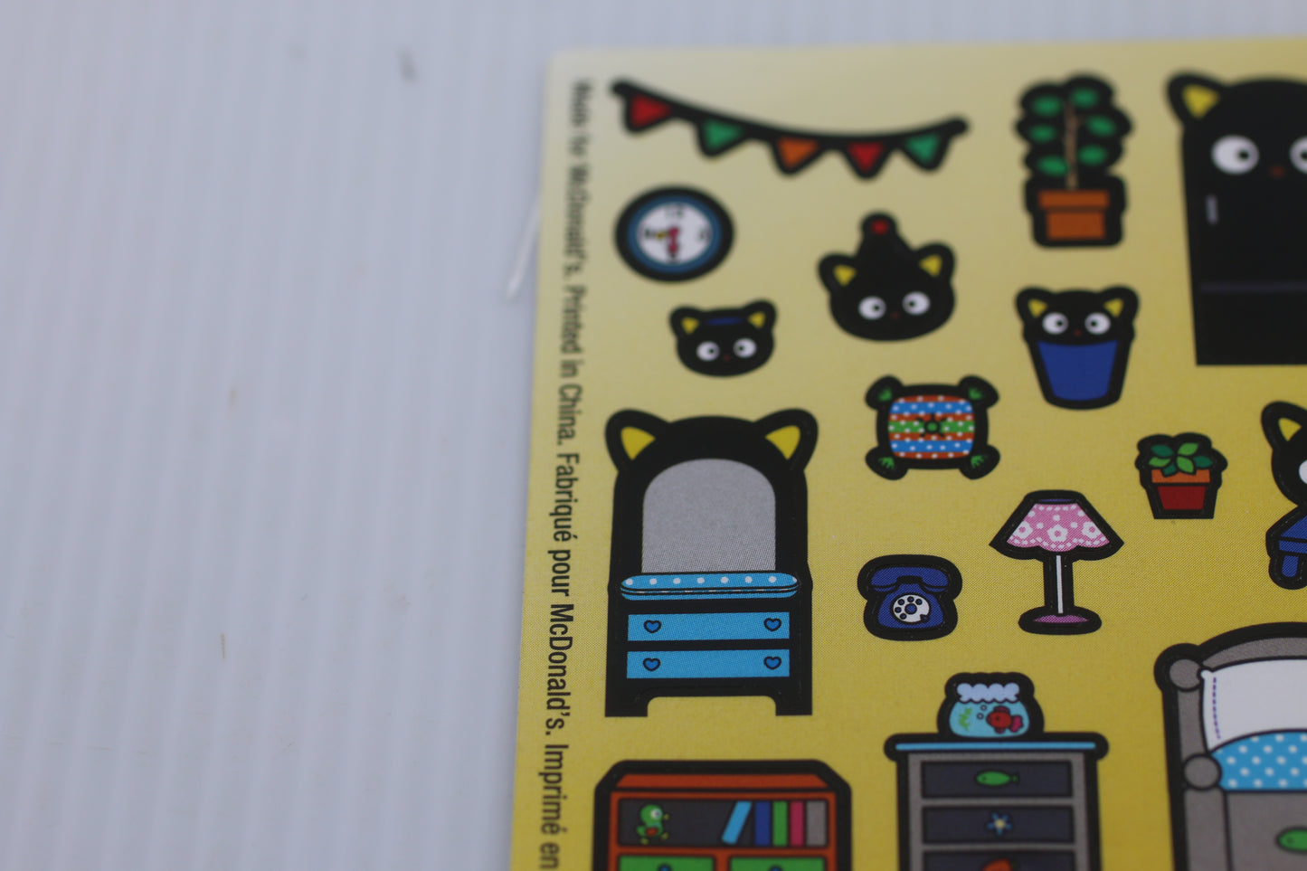 Sticker decal SANRIO HELLO KITTY SET McDONALDS 2016 HAPPY MEAL