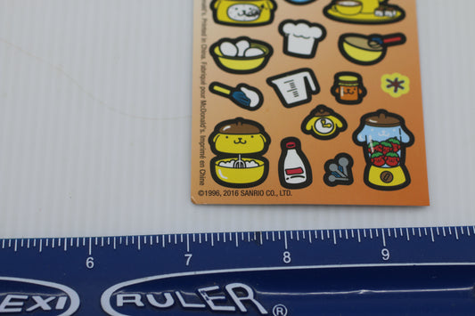 Sticker decal SANRIO HELLO KITTY SET McDONALDS 2016 HAPPY MEAL #3