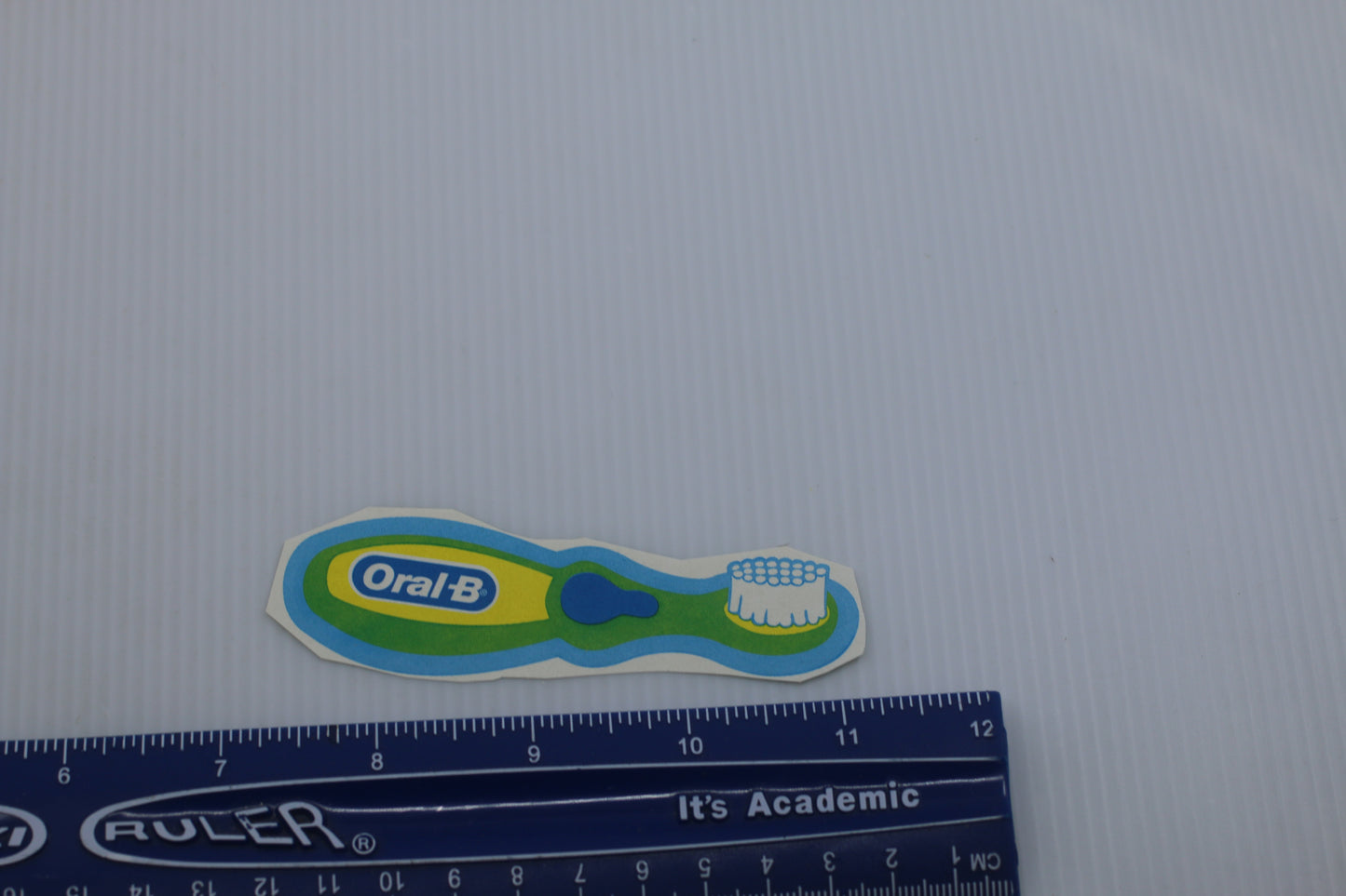 Sticker decal auto-collant Oral-B Tooth Brush