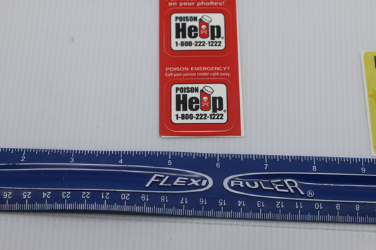 Sticker decal auto-collant Put these stickers on your phone Poison Help