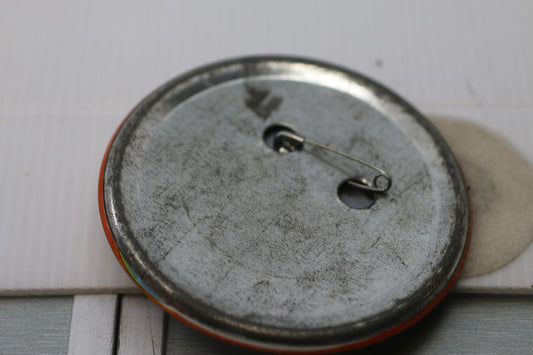 Vintage Smile God Loves You Pinback Button Badge