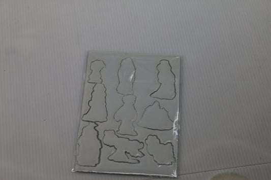 Vintage Smurf Puffy Stickers, Assortment #9 #6613, 1983, Very Rare