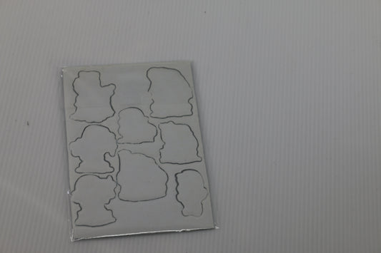 NIP Vintage Puffy Smurf Smurfette Stickers 1981 Assortment # 7