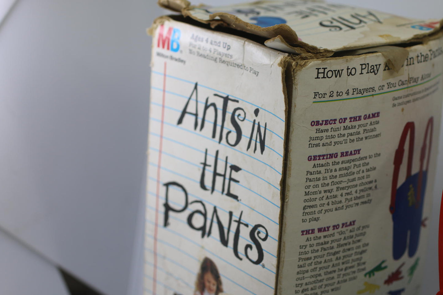 Vintage Ants in the Pants Preschool Game Toy