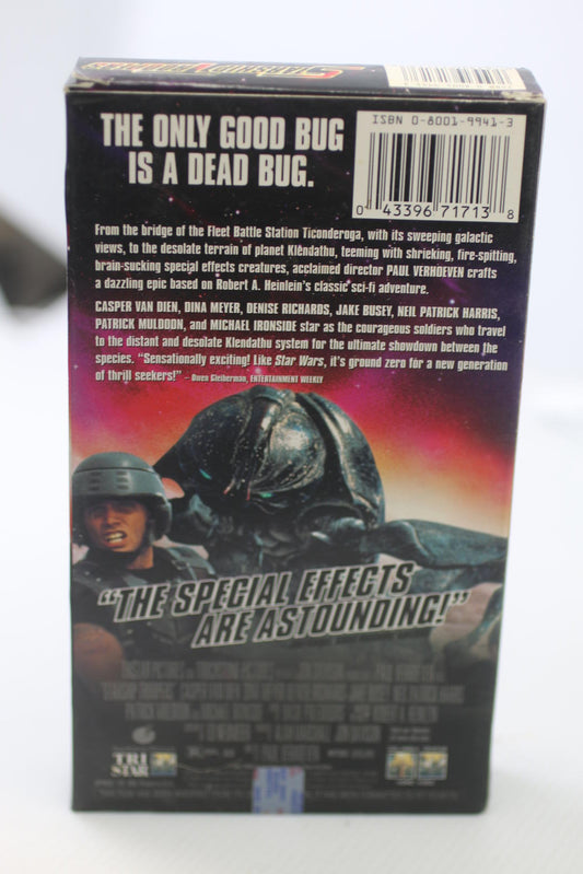 Vintage Starship Troopers VHS Tape Movie