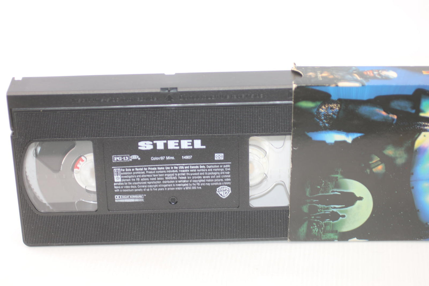 Vintage Shaq Steel VHS Movie Tape Heroes don't come any bigger