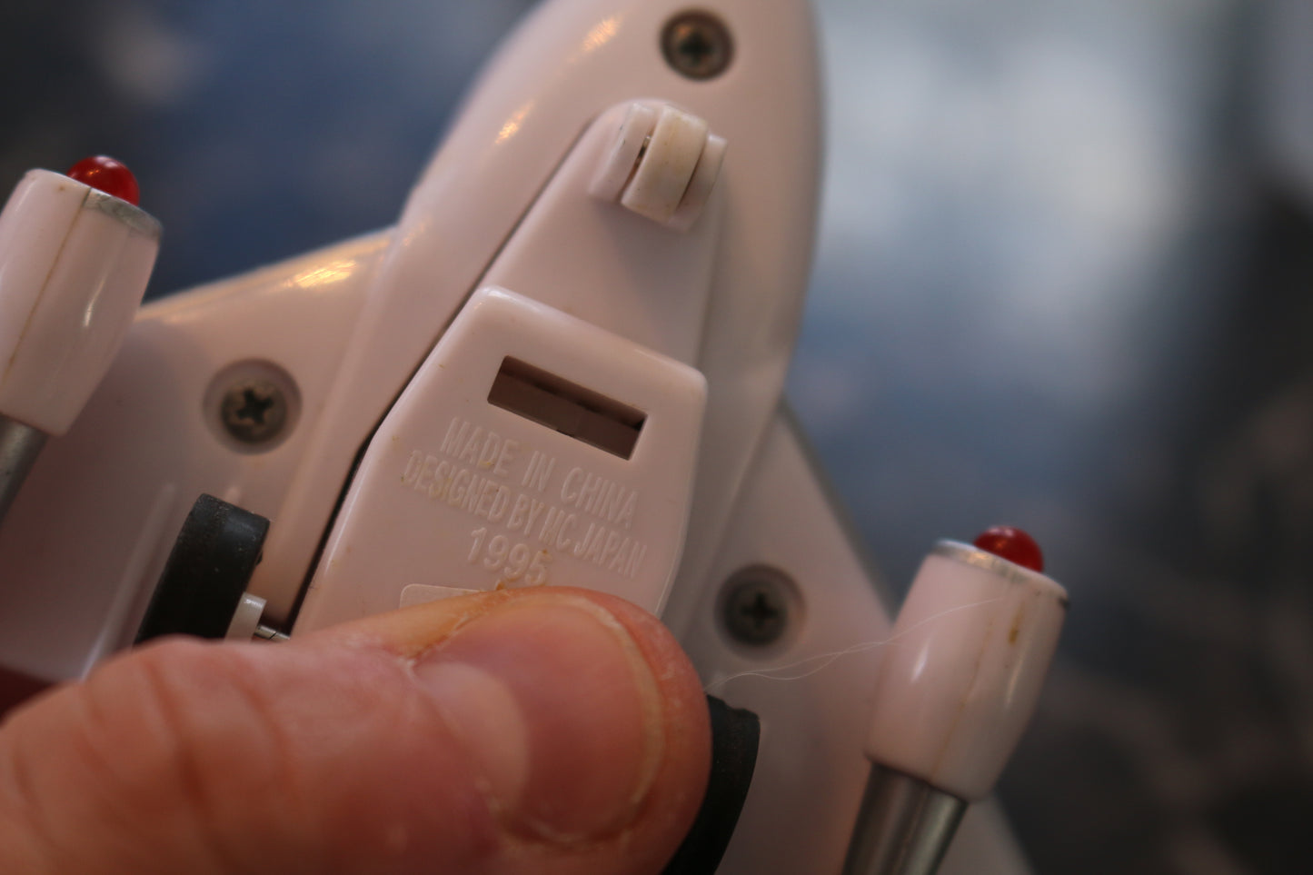 west jet airplane Pull back toy mc japan 1995