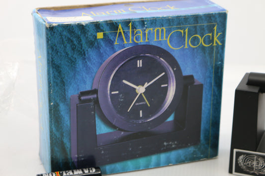 Vintage Battery Operated S.C.M.C. QUARTZ CLOCK trophy with original box