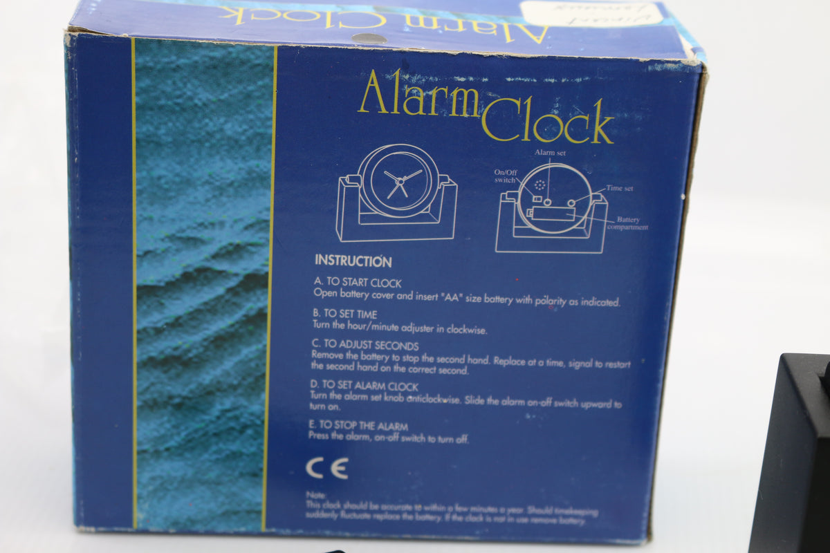 Vintage Battery Operated S.C.M.C. QUARTZ CLOCK trophy with original box