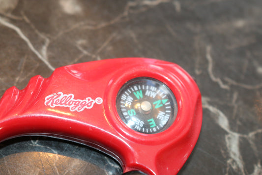 2002 Kellogg’s Froot Loops Toucan Sam Compass Cereal Box Toys