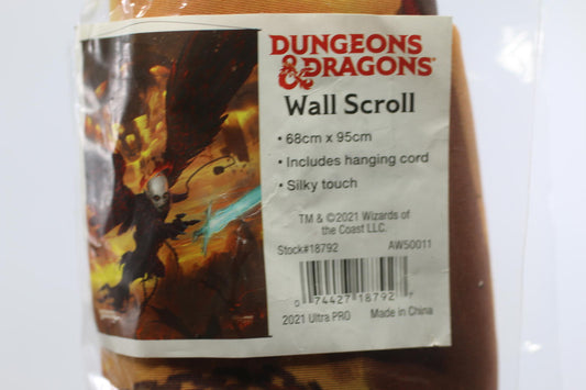 Dungeons & Dragons Wall Scroll Ultra Pro 68x95 Fantasy Poster RPG Never Unrolled