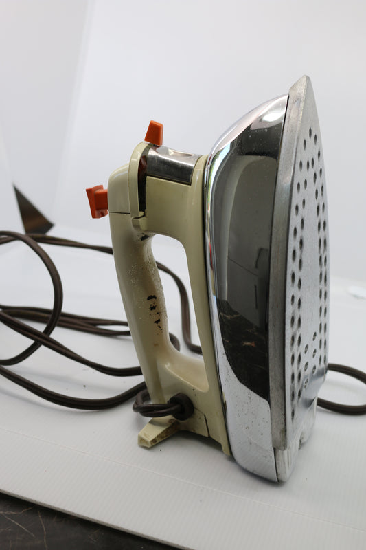 Vintage sunbeam model oh sos ironmaster steam iron