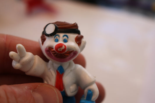 Vintage rare Black panther toy action figure Bendable w/ green eyes