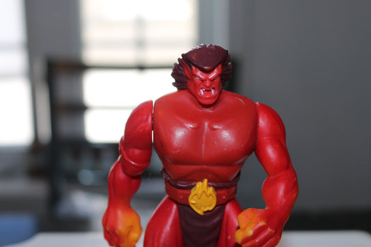 Vintage Disney Gargoyles Goliath Flame Storm Flamestorm Action Figure Red