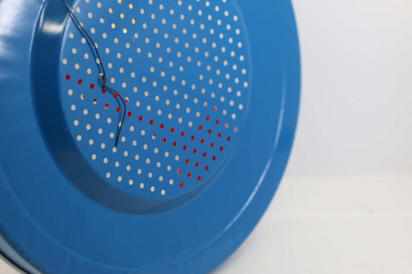 Vintage Raggedy Ann and Andy Metal Sifter with Red Plastic Shovel