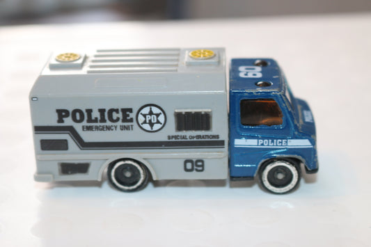 Vintage Unbranded Ford Box Truck Police Swat Emergency Response Rare Old Car