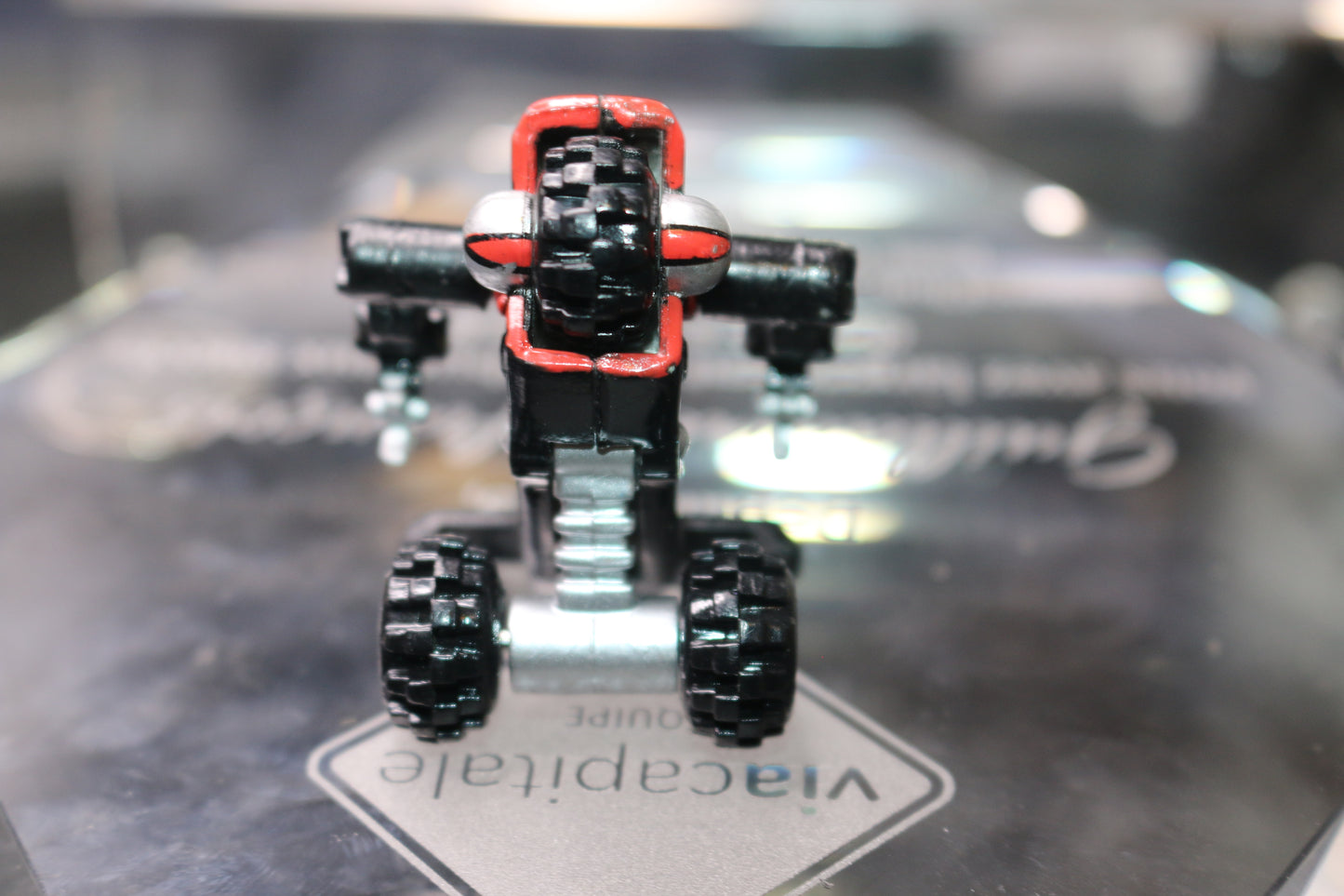 Micro Machines Z-Bots Wheelex, 1993 Galoob Blue variant