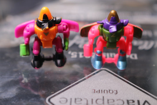 Z-Bots Mini Z's BUZR & Alcazar 1" Mini Figure Micro Machines Galoob