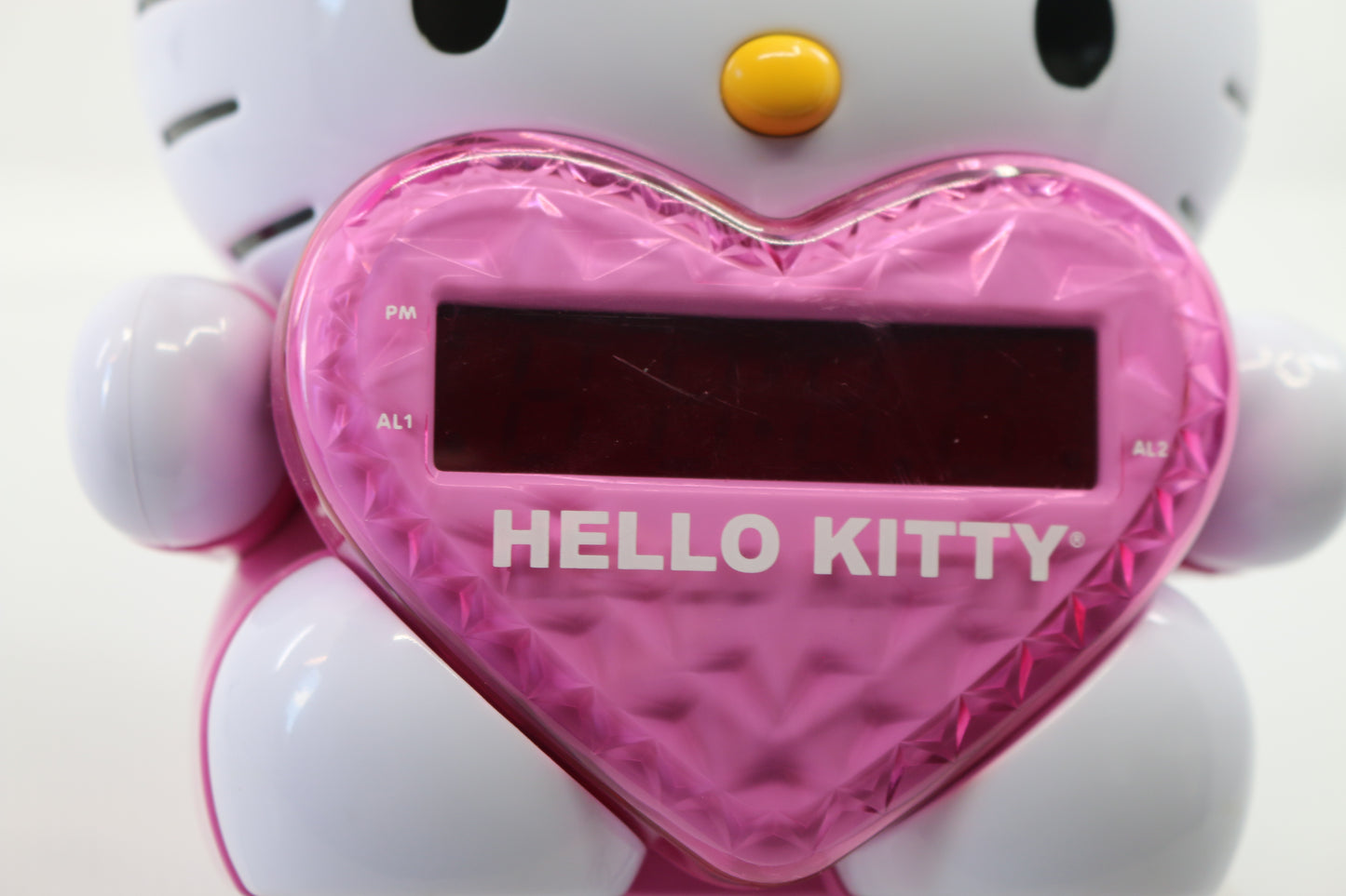 Hello Kitty Projector Alarm Clock AM / FM Radio - KT2064 - Red LED Projection