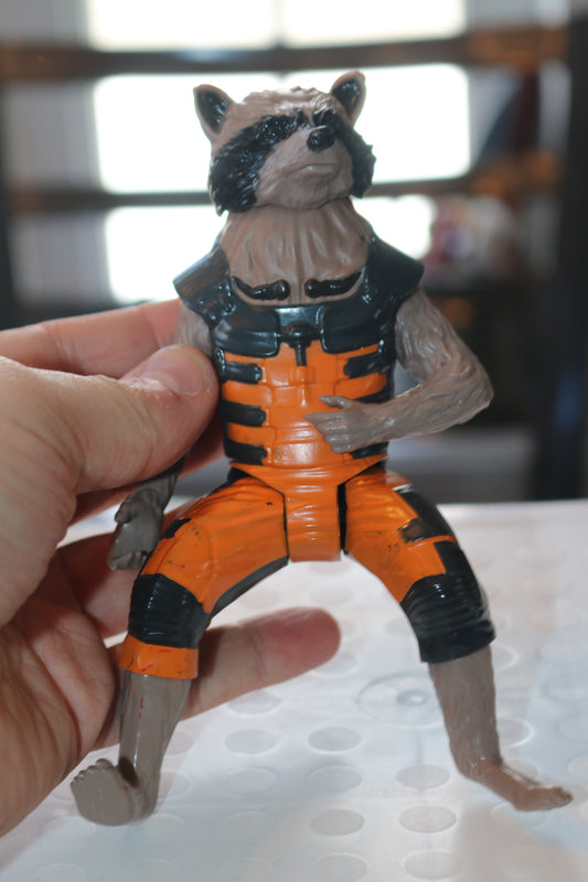 Marvel Rocket Raccoon from Guardians Of The Galaxy 6” Action Figure 2014 Hasbro