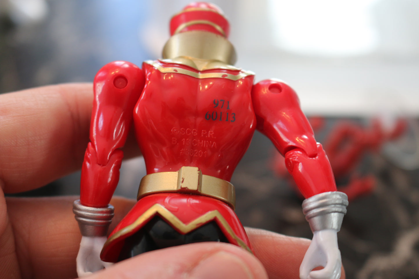 Power Rangers Super Megaforce Armored RED Pirate Ranger Action Figure Toy 2014