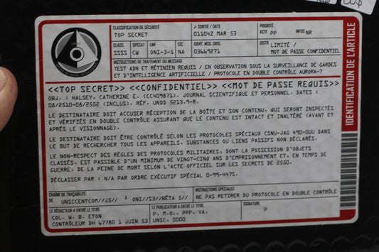 Halo Reach – Journal du Dr Catherine Halsey – Dossier Confidentiel ONI (FR)