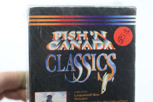 SEALED Fish-n Canada Classics 3 VHS Box Set New 1992 Fishing Fish ABM Group