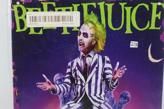 Beetlejuice Decorative Tin Sign
