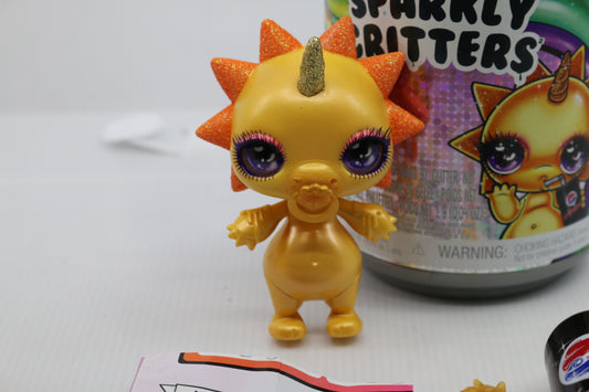 Poopsie Sparkly Critters complete RAY Sunshine / Sun - Slime Unicorn Figure