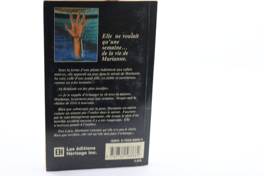 Vintage livre Français de la série frissons l'accident #18 French Book