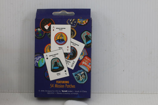 NASA Playing Cards Featuring 54 Mission Patches