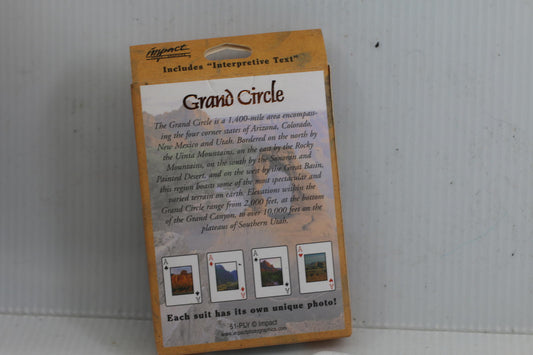 Grand Circle Playing Cards with 14 Photos