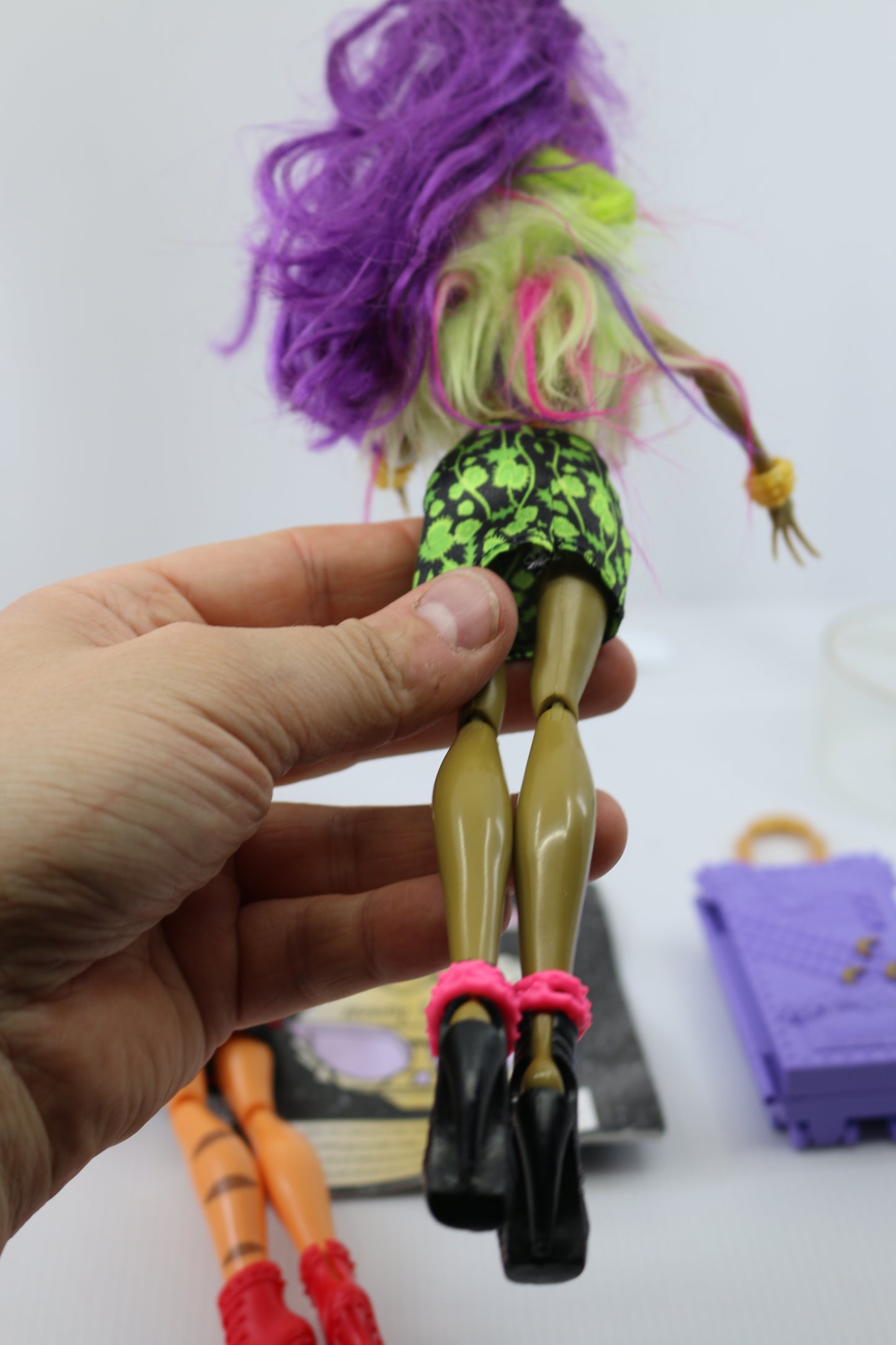 Lot of 3 MATTEL MONSTER HIGH FREAKY FUSION DOLL Cam Alive Clawvenus