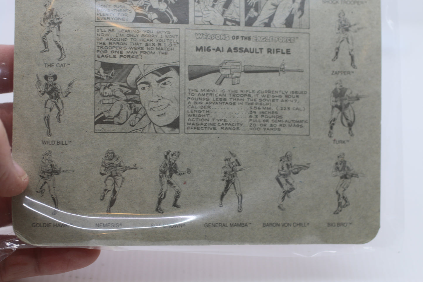 Eagle Force Kayo Die Cast Metal Poseable Action Figure 3" Mego 1981 NIP